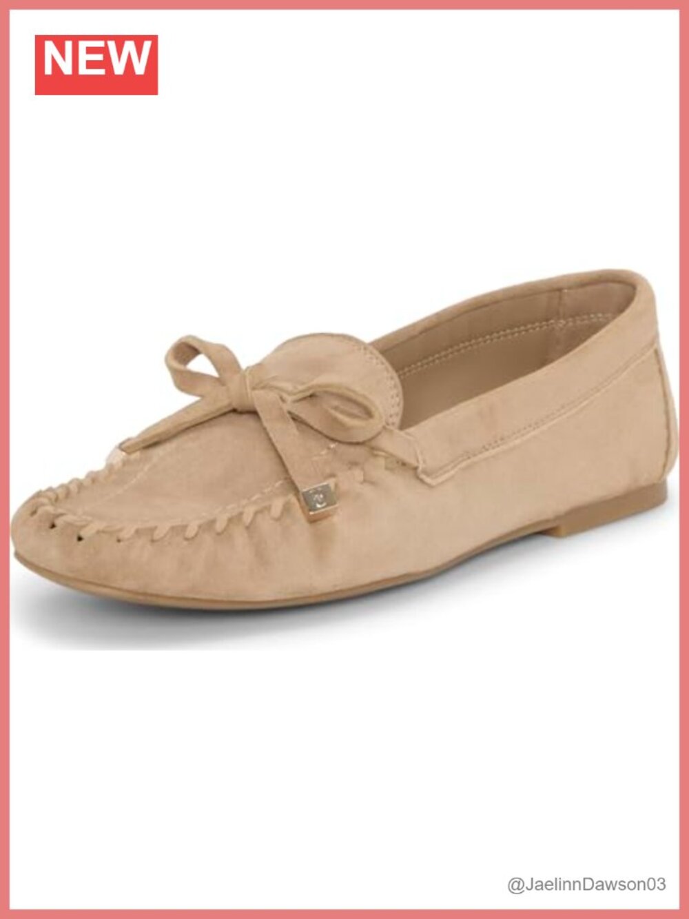 Women's Suede Leather Loafers Flat Slip-On Almond Toe Pull-On